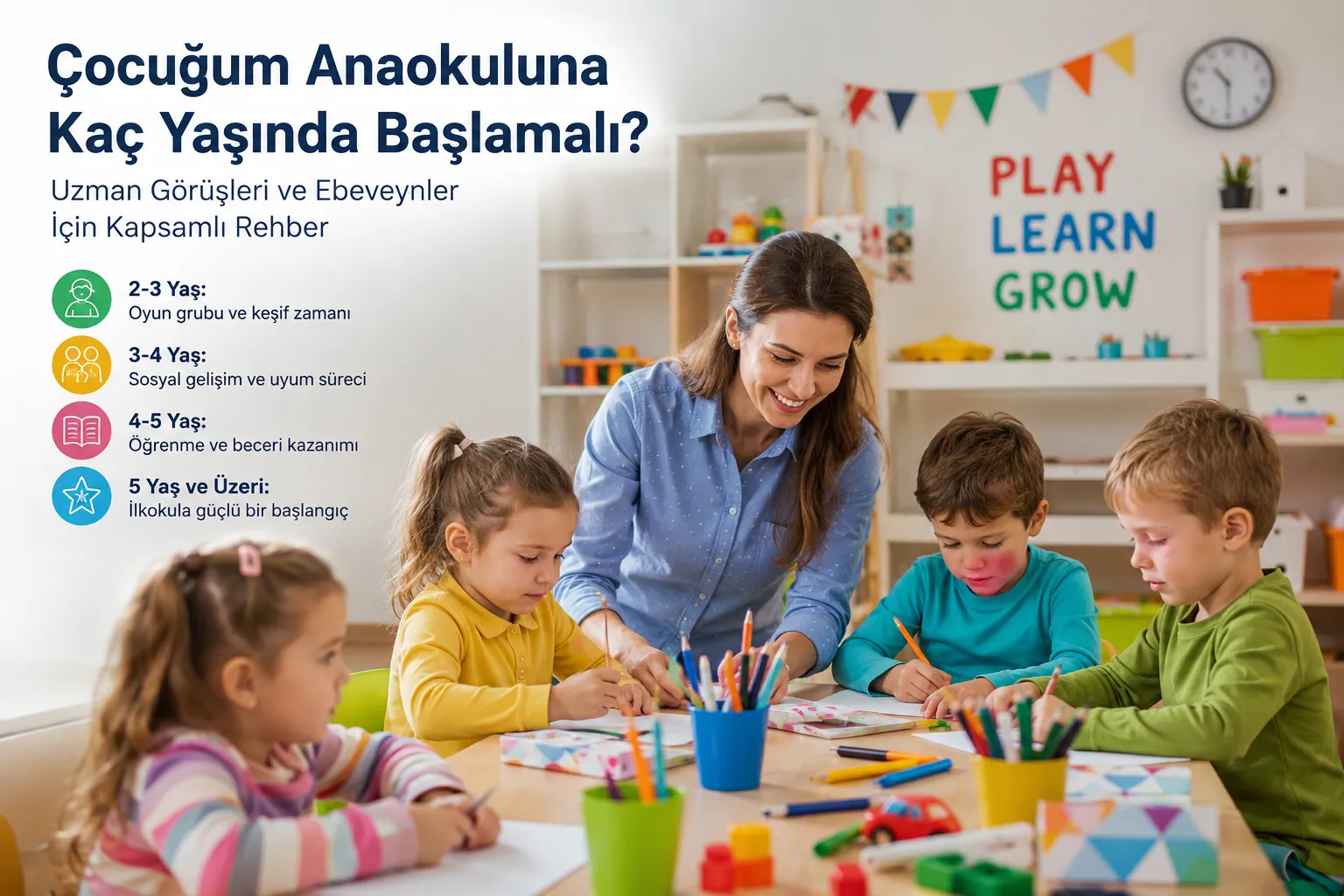 Çocuğum Anaokuluna Kaç Yaşında Başlamalı? Uzman Görüşleri ve Ebeveynler İçin Kapsamlı Rehber 2026